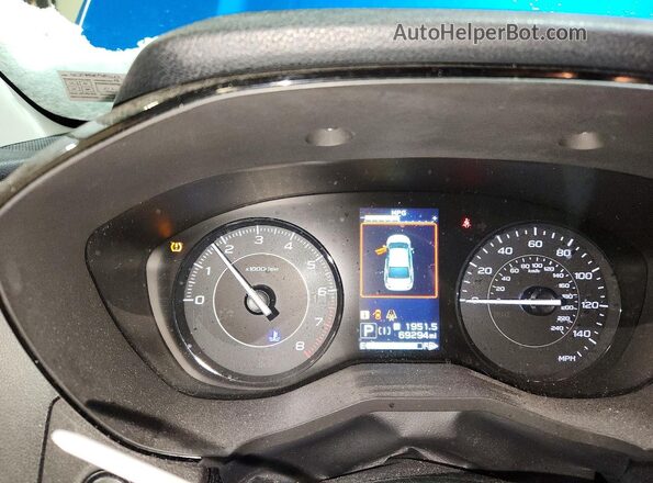 4S3GKAD61P3601262 2023 SUBARU IMPREZA Blue Vista del cuadro de instrumentos