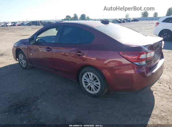 4S3GKAD66H3624344 2017 SUBARU IMPREZA Burgundy Հետևի ձախ