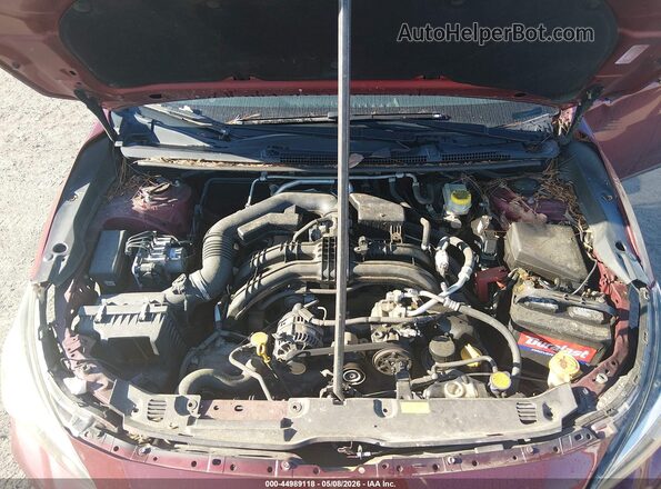 4S3GKAD66H3624344 2017 SUBARU IMPREZA Burgundy Հետևի տեսք