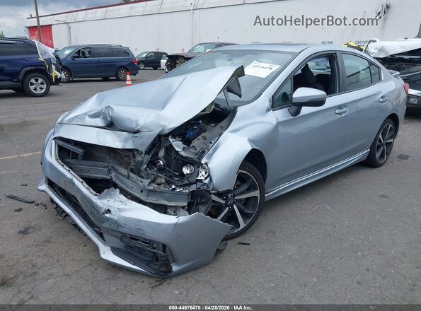 4S3GKAM67P3603355 2023 SUBARU IMPREZA Silver წინა მარცხენა ხედი სამი მეოთხედიდან