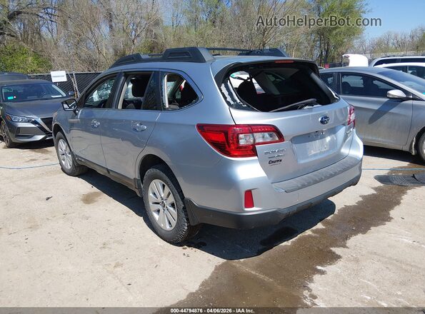 4S4BSAAC1H3235496 2017 SUBARU OUTBACK Серебряный Задняя левая четверть