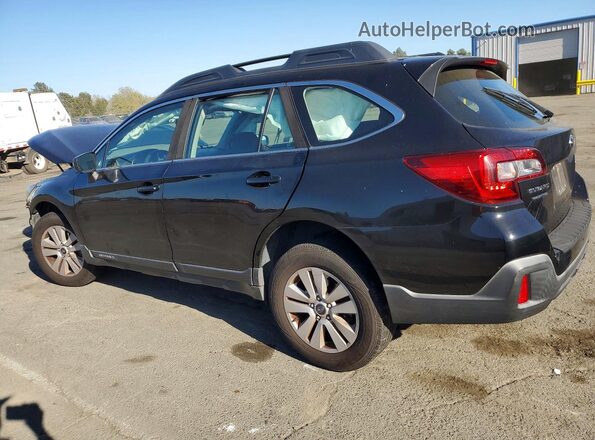 4S4BSAAC2J3300779 2018 SUBARU OUTBACK Black Trasero izquierdo