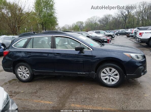 4S4BSAAC8J3393646 2018 SUBARU OUTBACK Blue Widok wnętrza z tyłu