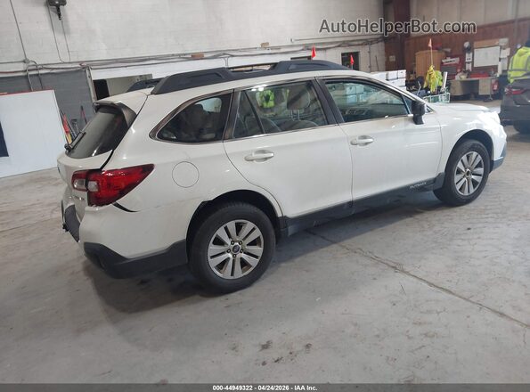 4S4BSABC2K3373473 2019 SUBARU OUTBACK White Rear right