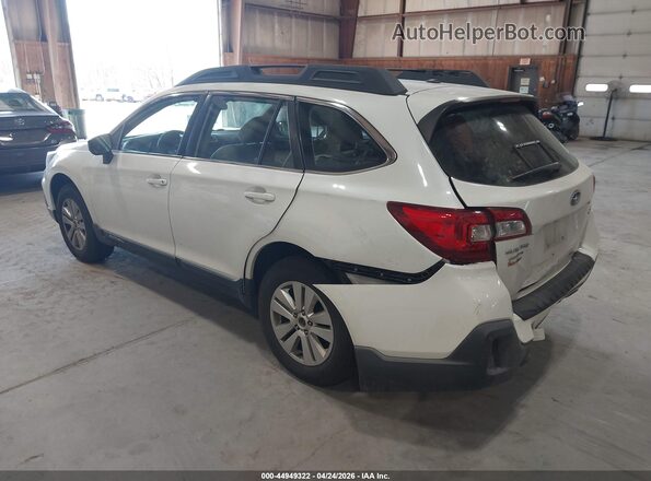 4S4BSABC2K3373473 2019 SUBARU OUTBACK White Rear left