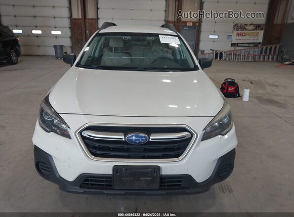 4S4BSABC2K3373473 2019 SUBARU OUTBACK White Instrument cluster view