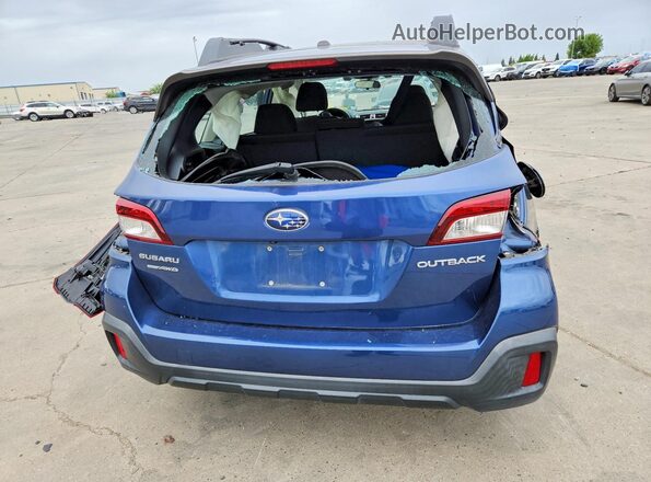 4S4BSABC7K3397218 2019 SUBARU OUTBACK Blue უკანა ხედი