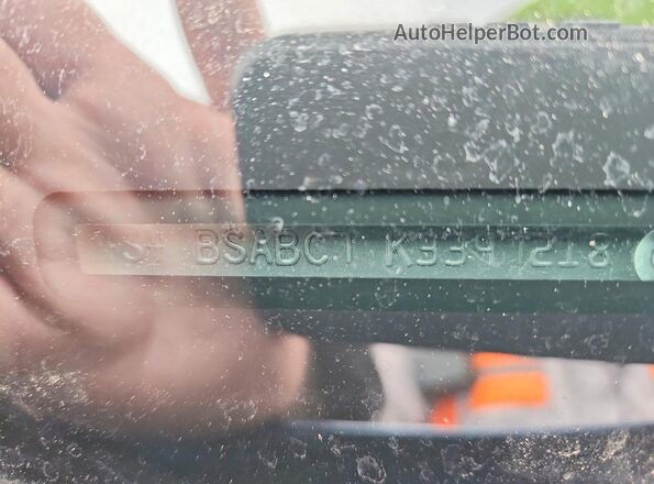 4S4BSABC7K3397218 2019 SUBARU OUTBACK Blue VIN კოდის სტიკერის ხედი
