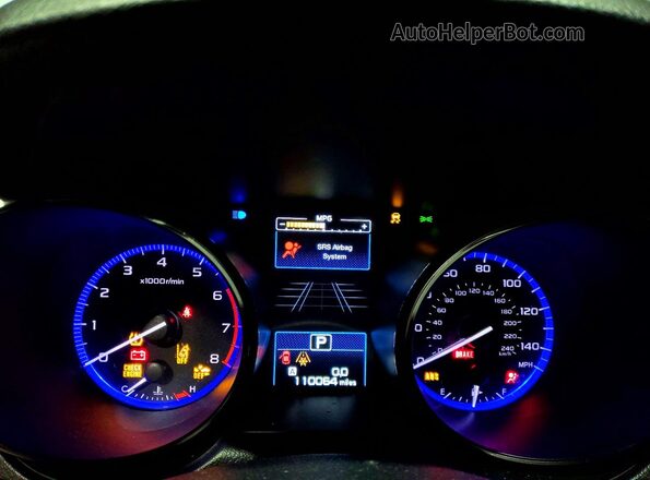 4S4BSABC9K3303419 2019 SUBARU OUTBACK Silver Vista del cuadro de instrumentos