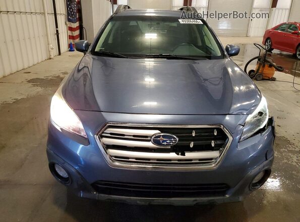 4S4BSACC2H3320666 2017 SUBARU OUTBACK Blue Front view