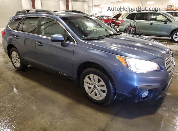 4S4BSACC2H3320666 2017 SUBARU OUTBACK Blue Front right