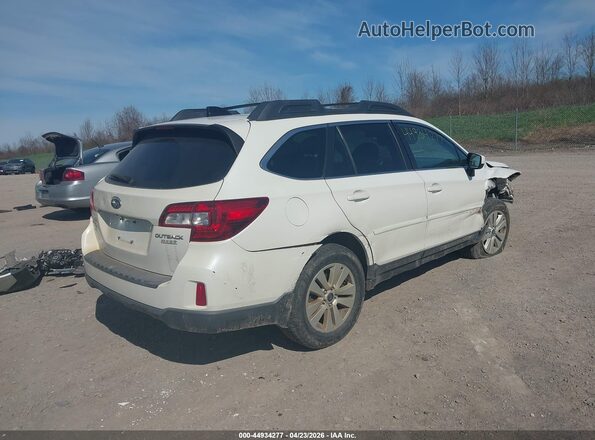 4S4BSADC8G3279943 2016 SUBARU OUTBACK White Հետևի աջ
