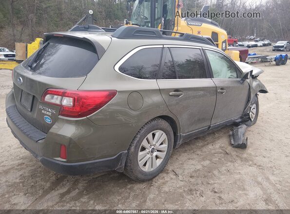 4S4BSAFC5H3433393 2017 SUBARU OUTBACK Green Задня права чверть
