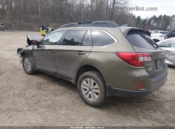 4S4BSAFC5H3433393 2017 SUBARU OUTBACK Green Задня ліва чверть
