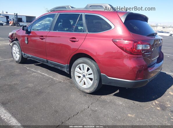 4S4BSAFC7H3217741 2017 SUBARU OUTBACK Red Rear left