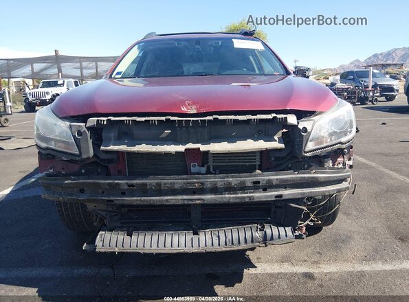 4S4BSAFC7H3217741 2017 SUBARU OUTBACK Red Rear interior view