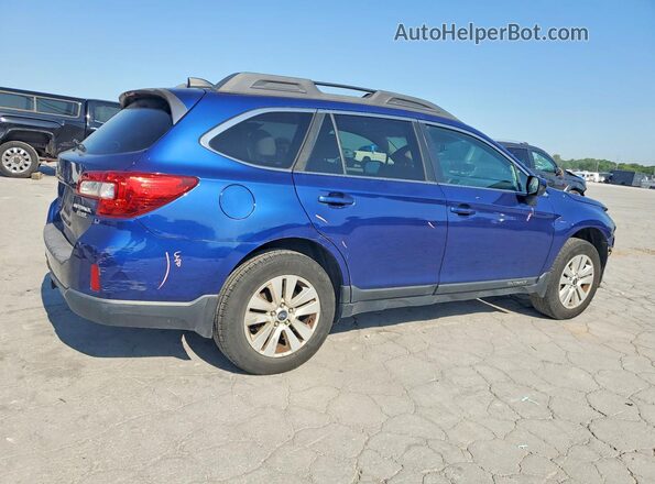 4S4BSAHC2H3333717 2017 SUBARU OUTBACK Blue Задня права чверть