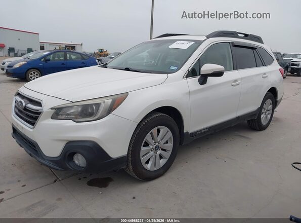 4S4BSAHC2J3233655 2018 SUBARU OUTBACK Белый Передняя левая четверть