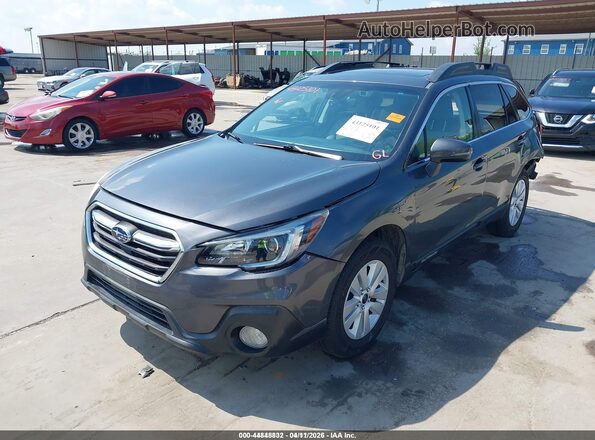 4S4BSAHC7K3294971 2019 SUBARU OUTBACK Серый Передняя левая четверть