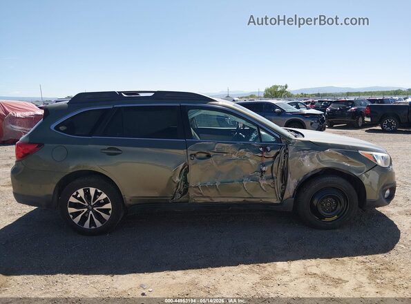 4S4BSAJC7G3327520 2016 SUBARU OUTBACK Зеленый 