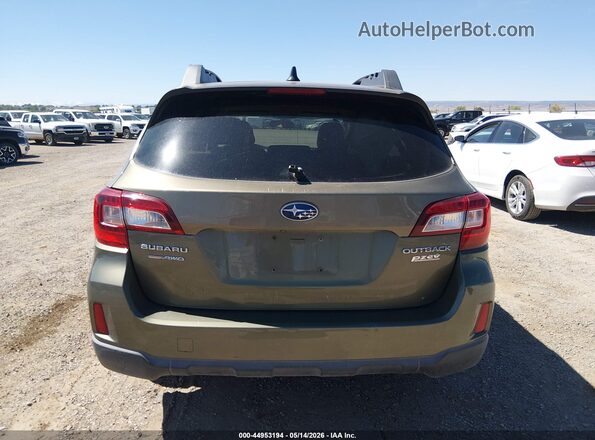 4S4BSAJC7G3327520 2016 SUBARU OUTBACK Зеленый 
