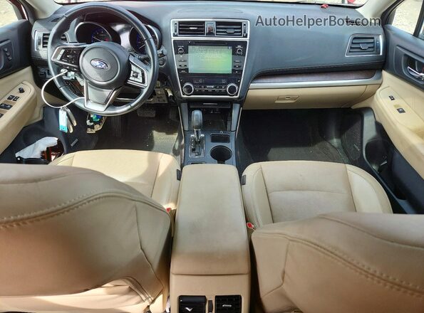 4S4BSANC2K3299449 2019 SUBARU OUTBACK Red Widok deski rozdzielczej
