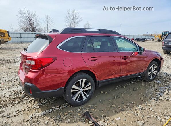 4S4BSANC2K3299449 2019 SUBARU OUTBACK Red Tył prawy