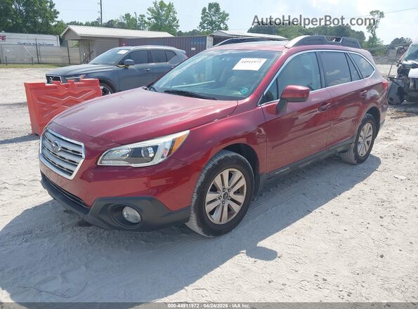 4S4BSBDC7G3243652 2016 SUBARU OUTBACK Burgundy Front left