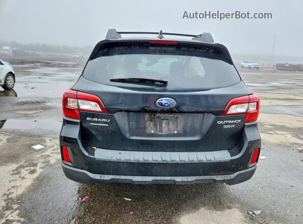 4S4BSEKC5H3232574 2017 SUBARU OUTBACK Black Widok z tyłu