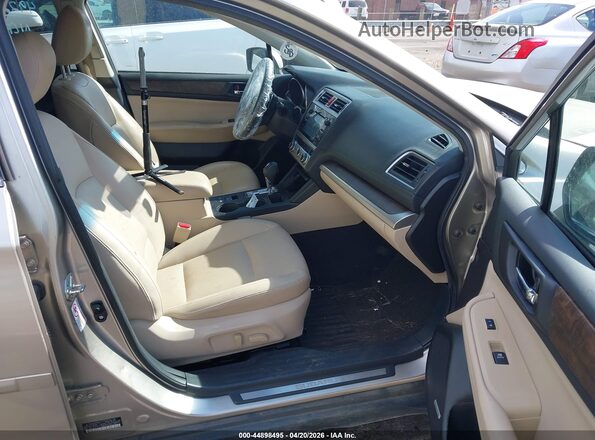 4S4BSENC2G3233935 2016 SUBARU OUTBACK Желто-коричневый Вид салона спереди