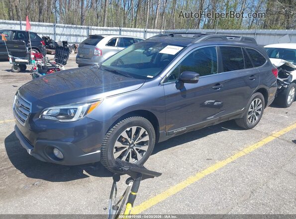 4S4BSENC5H3378128 2017 SUBARU OUTBACK Gray Vista tres cuartos delantera izquierda
