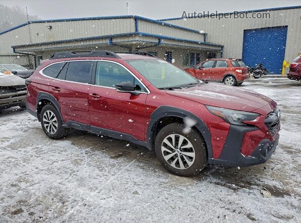 4S4BTADC8R3300287 2024 SUBARU OUTBACK Maroon Przód prawy