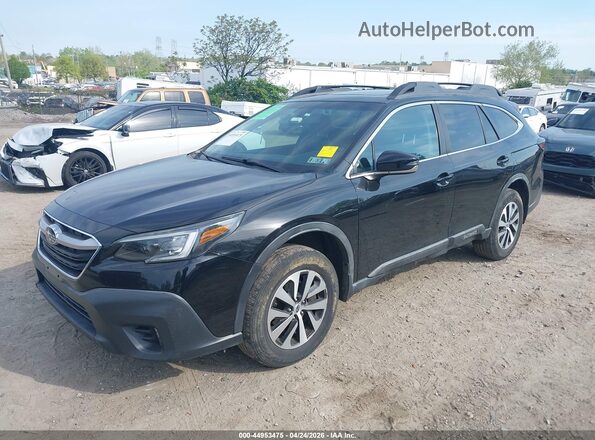 4S4BTAEC2L3145046 2020 SUBARU OUTBACK Black Vista tres cuartos delantera izquierda
