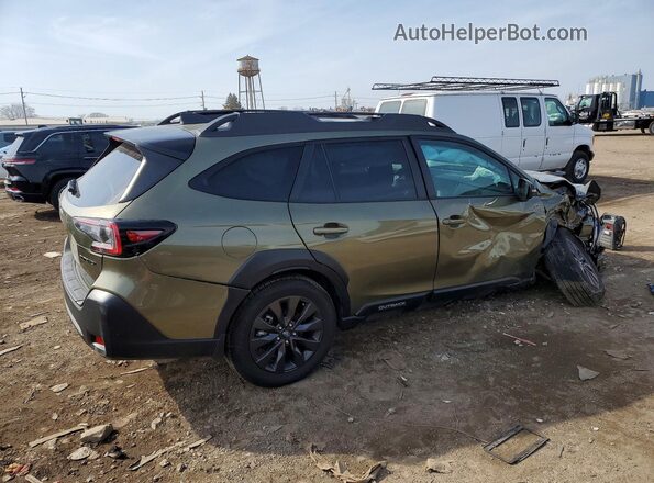 4S4BTALC2S3308246 2025 SUBARU OUTBACK Green Trasero derecho