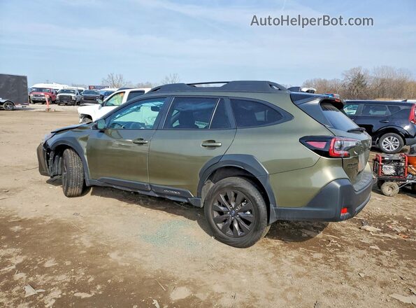 4S4BTALC2S3308246 2025 SUBARU OUTBACK Green Trasero izquierdo