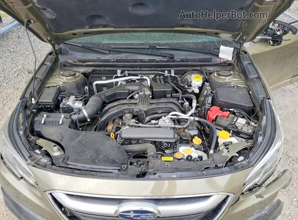 4S4BTAPC4L3256307 2020 SUBARU OUTBACK Зеленый Вид задней части салона