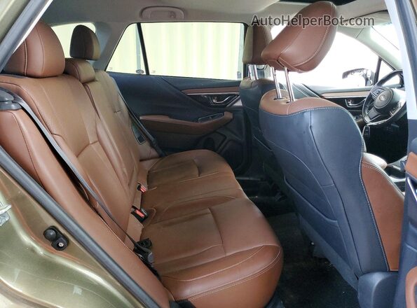 4S4BTAPC4L3256307 2020 SUBARU OUTBACK Зеленый Вид задних сидений