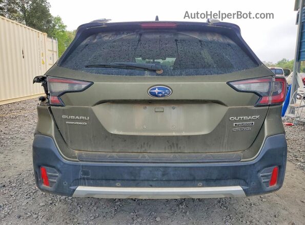 4S4BTAPC4L3256307 2020 SUBARU OUTBACK Зеленый Вид сзади
