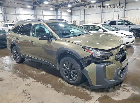 4S4BTGLD6P3209898 2023 SUBARU OUTBACK Green Delantero derecho