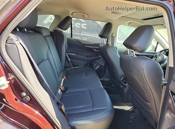 4S4BTGPD5P3197382 2023 SUBARU OUTBACK Burgundy Rear interior view