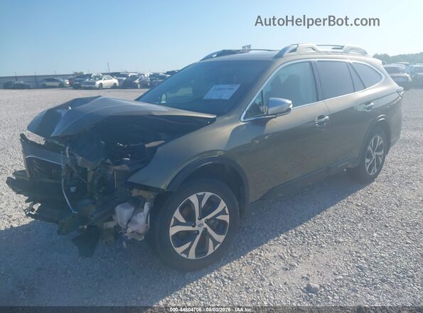 4S4BTGPD6L3215219 2020 SUBARU OUTBACK Зеленый Передняя левая четверть