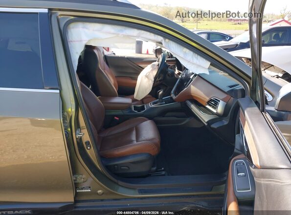 4S4BTGPD6L3215219 2020 SUBARU OUTBACK Зеленый Вид салона спереди