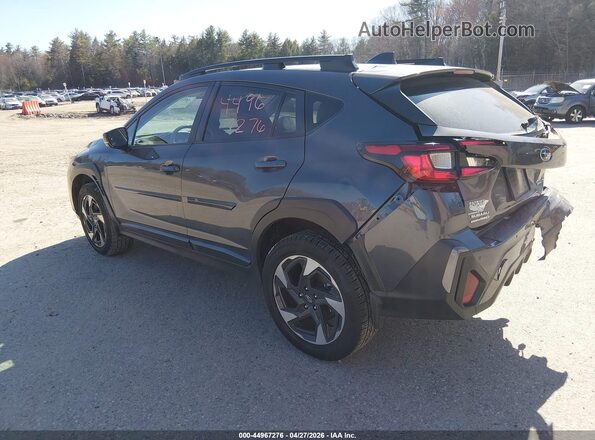 4S4GUHL62R3717606 2024 SUBARU CROSSTREK Gray Задня ліва чверть