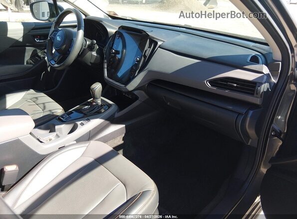4S4GUHL62R3717606 2024 SUBARU CROSSTREK Gray Вид салону спереду