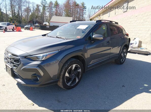 4S4GUHL62R3717606 2024 SUBARU CROSSTREK Gray Передня ліва чверть