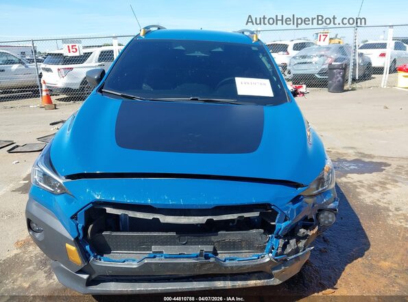 4S4GUHT65R3779453 2024 SUBARU CROSSTREK Blue უკანა სალონის ხედი