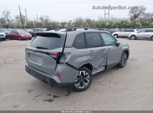 4S4SLDB67T3021726 2026 SUBARU FORESTER Gray Вид спереду