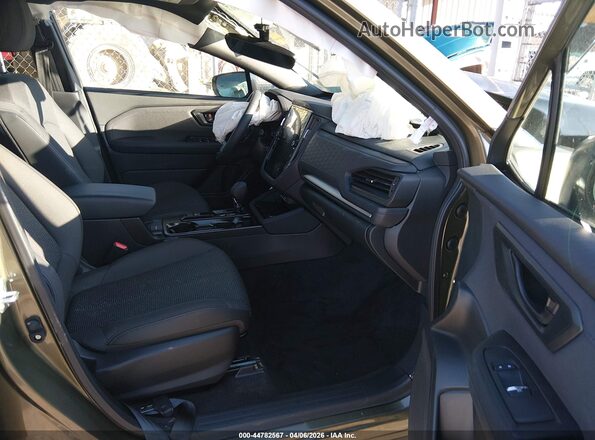 4S4SLDD6XT3064437 2026 SUBARU FORESTER Green Front interior view