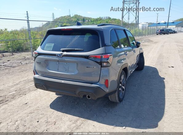 4S4SLDT64T3073409 2026 SUBARU FORESTER Gray Trasero derecho