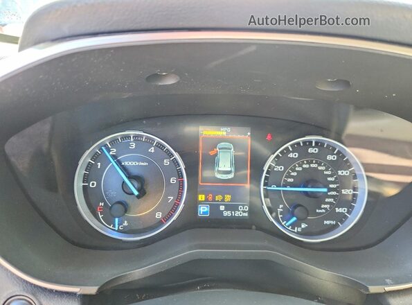 4S4WMAJD9K3488092 2019 SUBARU ASCENT Blue Вид щитка приладів